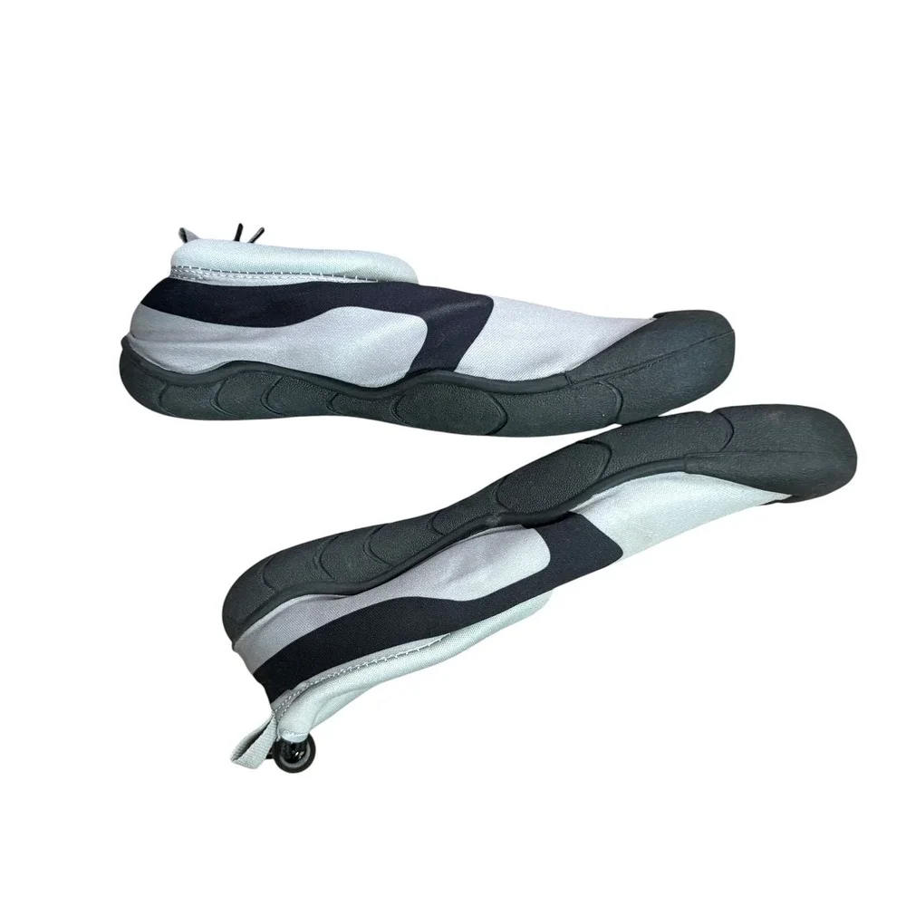 RBX Kids Water Shoes Grey Black Aqua Socks Beach Pool Shoes Size 2/3